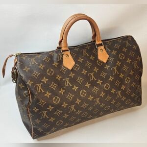 Authentic Louis Vuitton LV Speedy 40 Handbag Tote